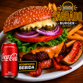 1X Classic Salada + Coca-Cola + Fritas